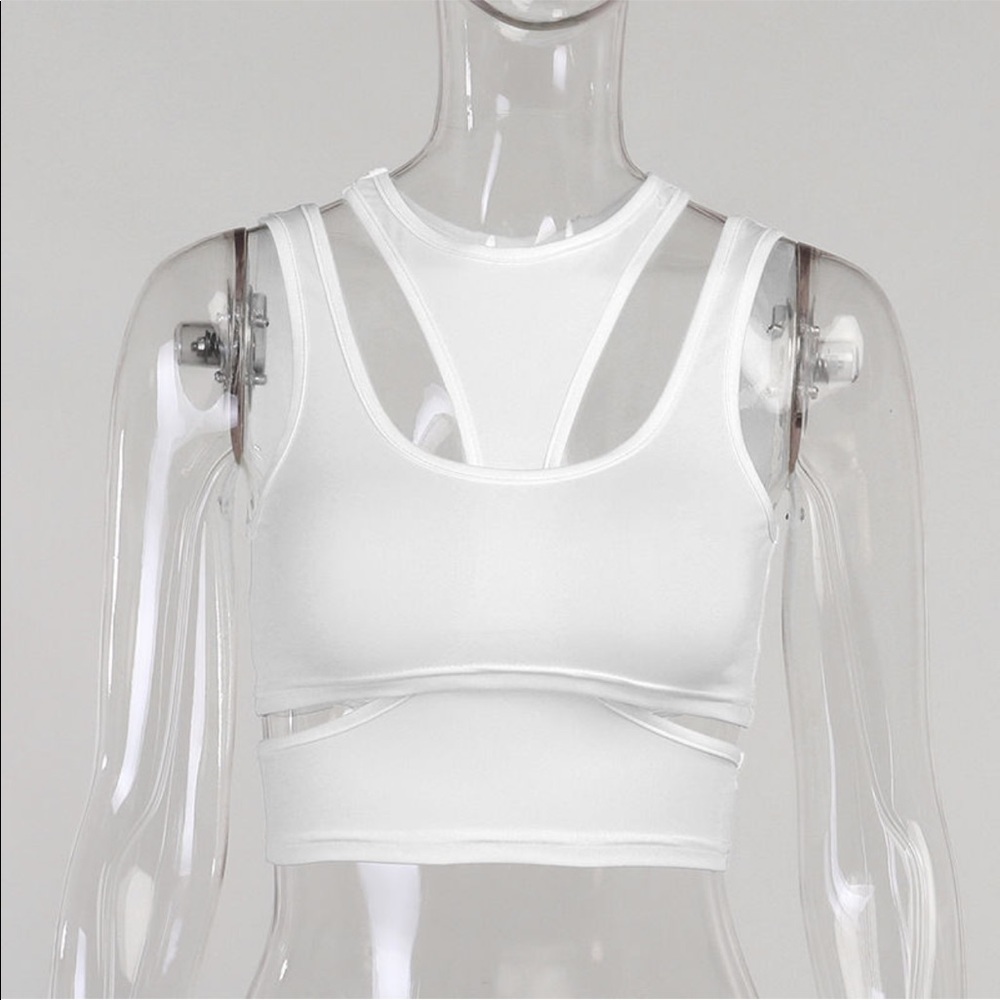 Double Layer Sporty Top - Picture 2 of 2